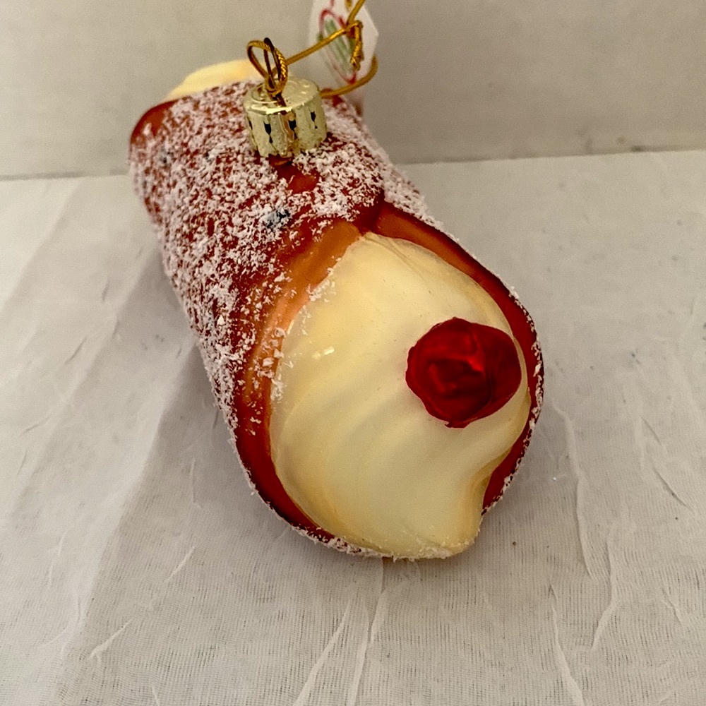 Bronner's Italy & Cannoli Glass Christmas Ornaments - Picture 2 of 4